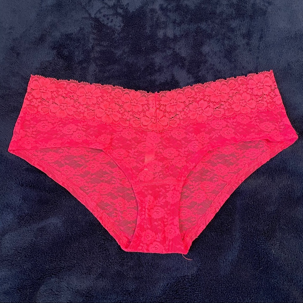 PINK Lace Bikini Panty